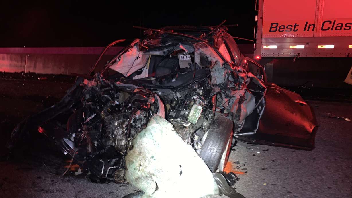 Officials identify man who died in wrong-way Parleys Canyon crash