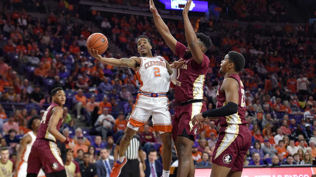 Dawes' dash lifts Clemson to 70-69 win over No. 6 Seminoles