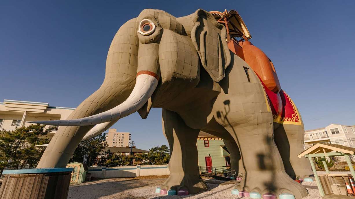New Jersey's 65-foot tall Lucy the Elephant will soon be open to overnight guests