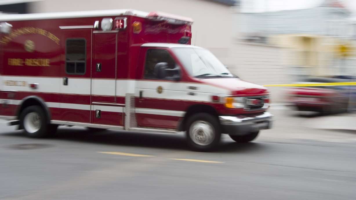 An investigation is underway after a receiver hitch came through a van's windshield and struck the driver Thursday afternoon on Interstate 15.