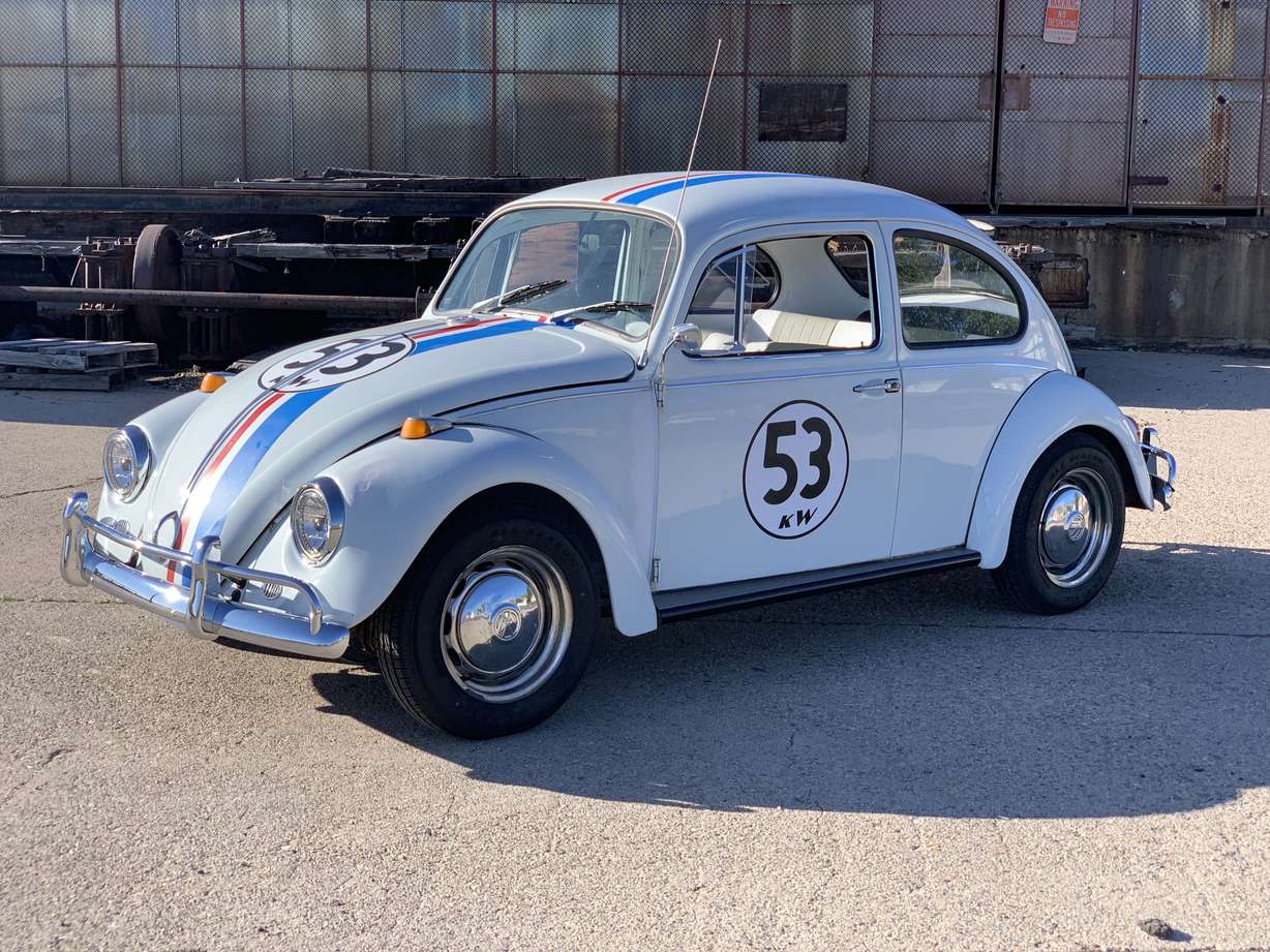 Steve Nestel's 1967 Volkswagen Beetle in full "Herbie" trim, including 53kw number badge. (Photo: Steve Nestel)