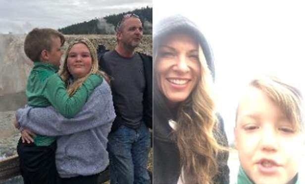 Authorities believe Lori Daybell, along with her brother Alex Cox and now missing children J.J. Vallow and Tylee Ryan, went on a day trip to Yellowstone National Park on Sept. 8, 2019. The FBI is asking anyone who was in the park that day to submit photos or videos that might contain images of the group or the truck they were driving. (Photo courtesy of the FBI)