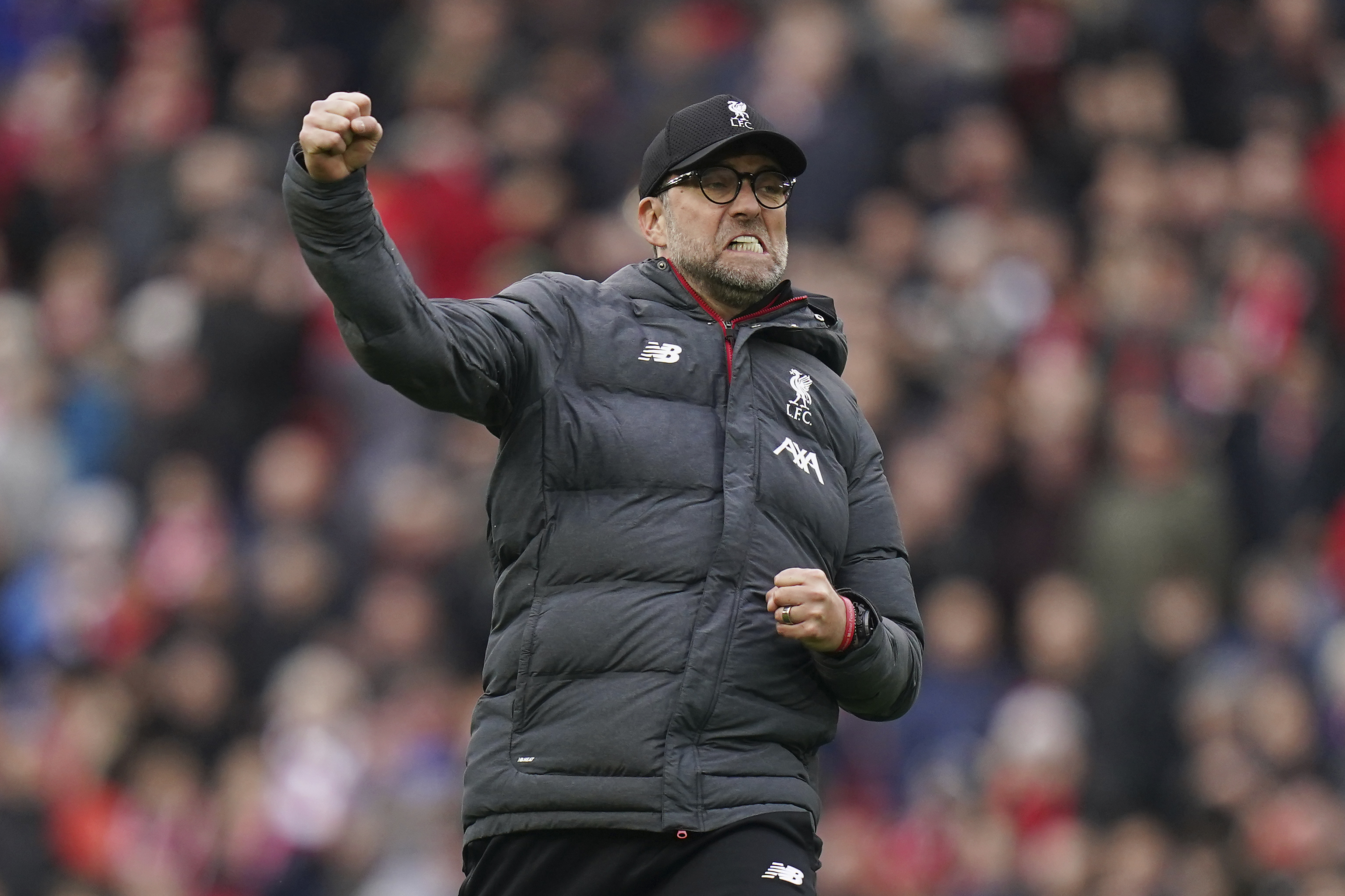 No handshakes in EPL but Klopp fist-pumping again after win