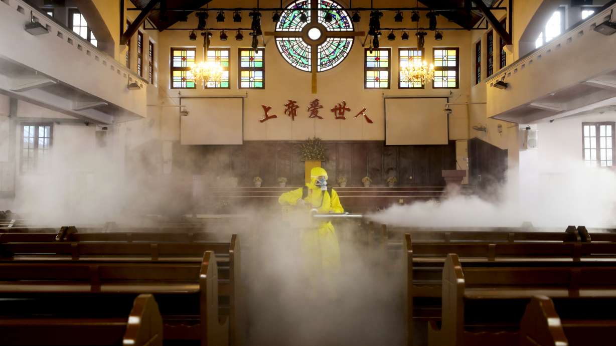 Why do worship services involve so many germs?