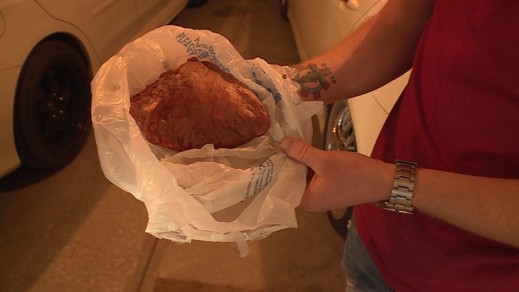 ‘Mystery Meat’ left on Layton bachelor pad porch