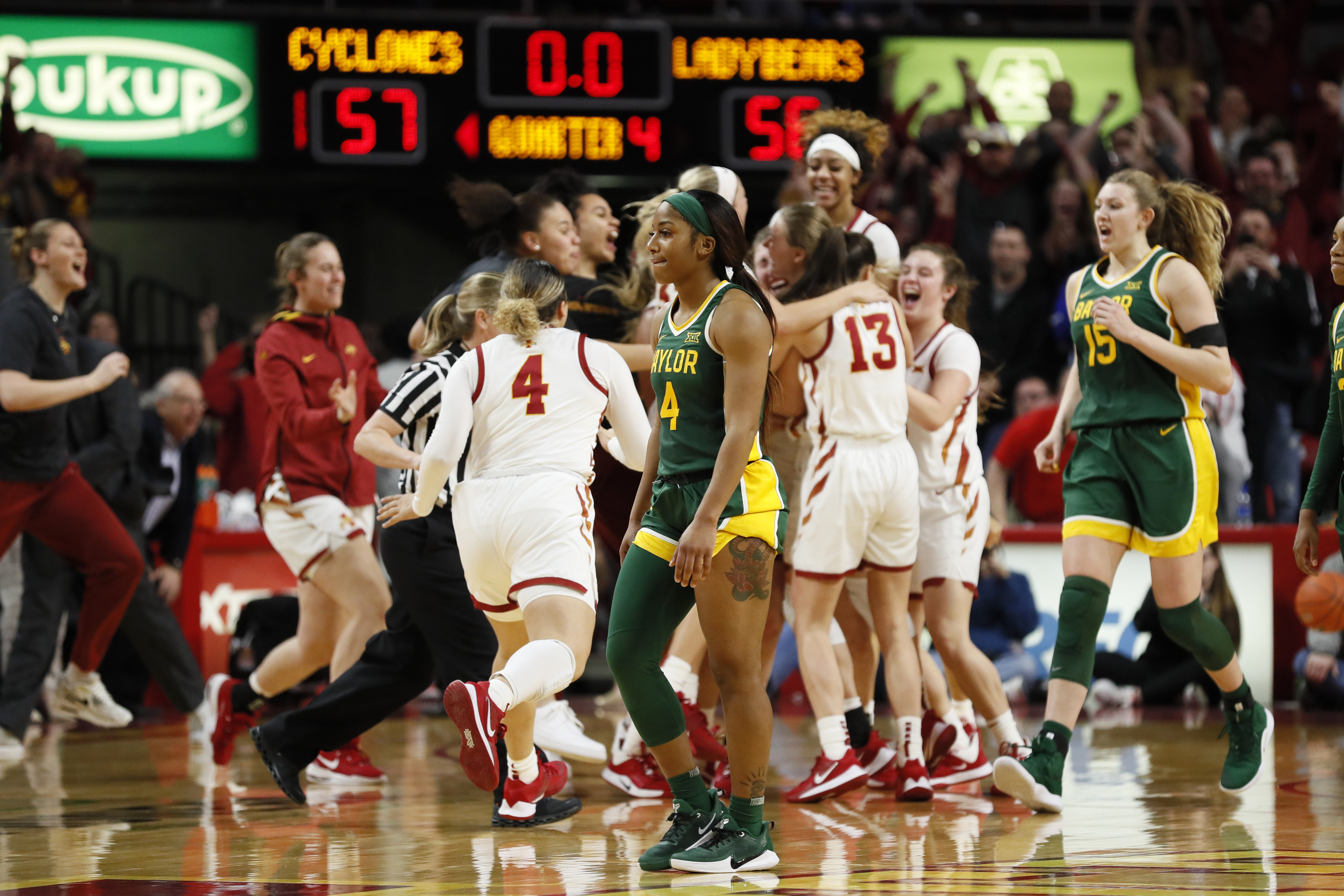 Iowa St stuns No. 2 Baylor, ending Lady Bears' Big 12 streak