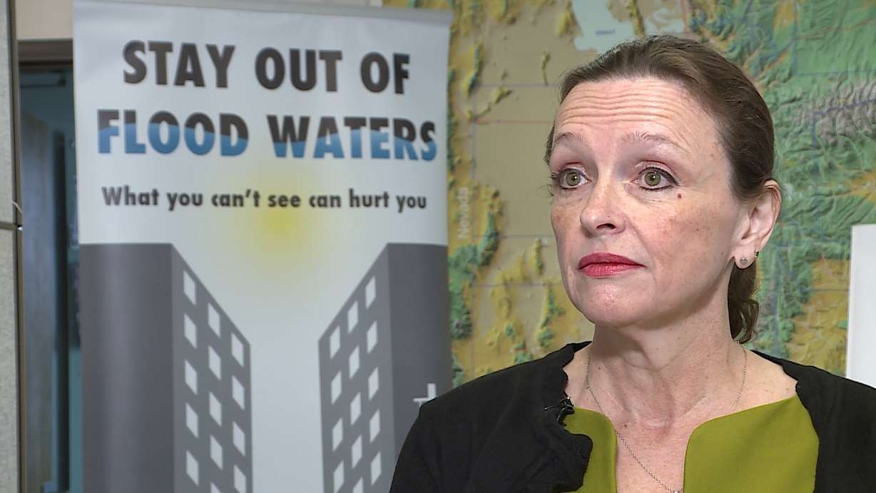 Kathy Holder, floodplain manager for the Utah Division of Emergency Management, speaks with KSL TV on Monday, March 9, 2020. (Photo: Meghan Thackrey, KSL TV)