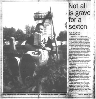 Chad Daybell's work got more attention in this 2001 Deseret News article. (Photo: Deseret News via KSL TV)