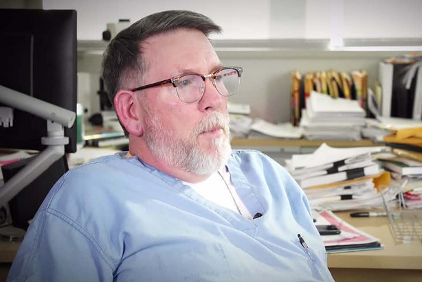 Dr. Erik Christensen, Utah’s chief medical examiner, talks with KSL Investigator Brittany Glas Monday, March 10, 2020. (Photo: KSL TV)