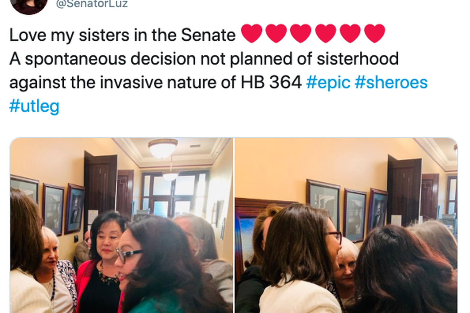 Women in Senate walk out in protest of passage of Utah mandatory ultrasound bill