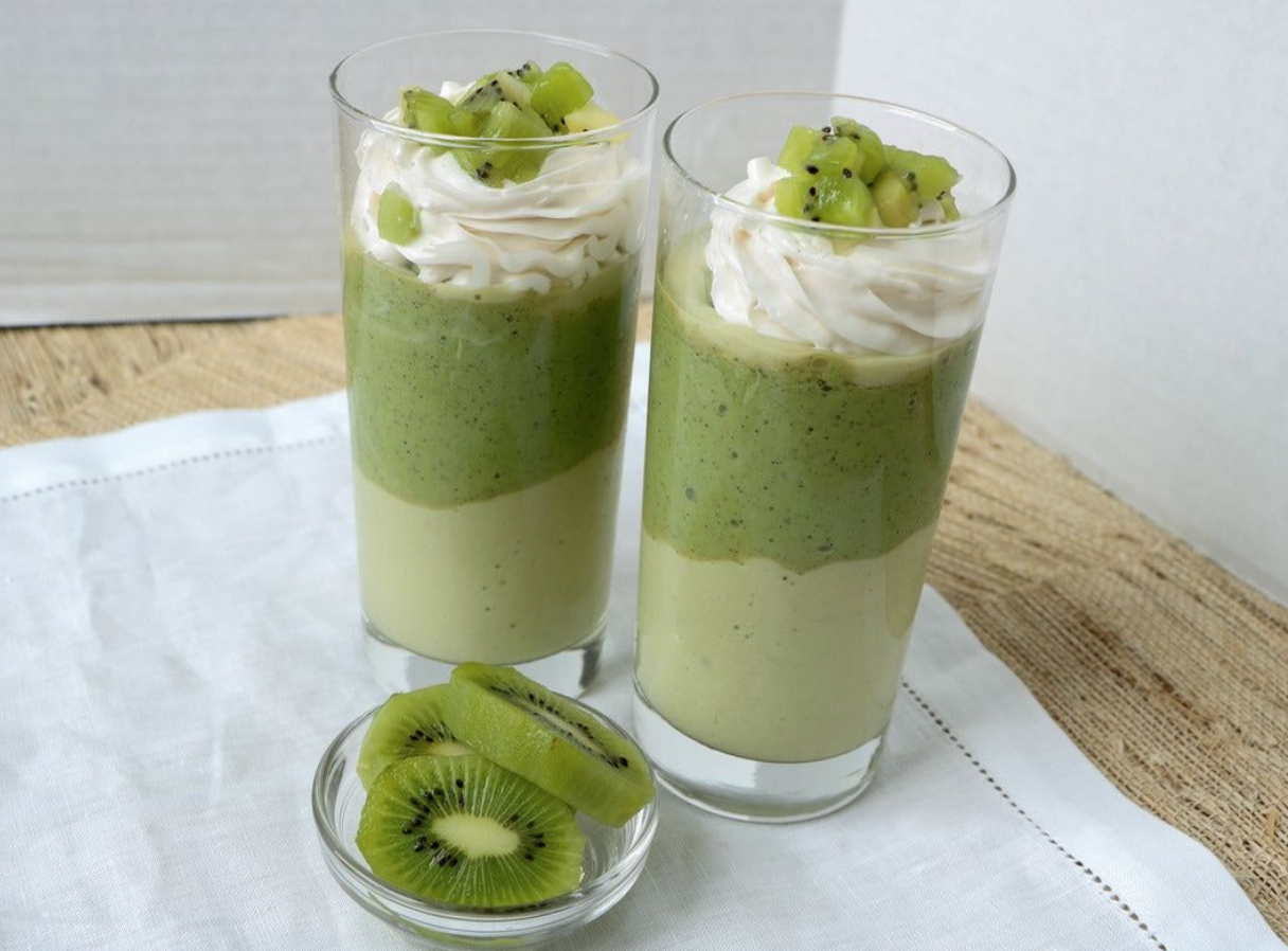 Creamy Tropical Green Smoothie via Shannon Garcia
