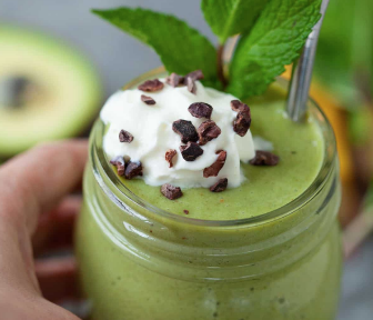 Healthy Shamrock Shake via Kara Lydon