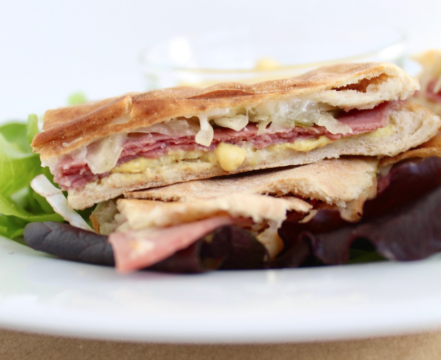 Corned Beef and Cabbage Quesadilla via Emily Cooper