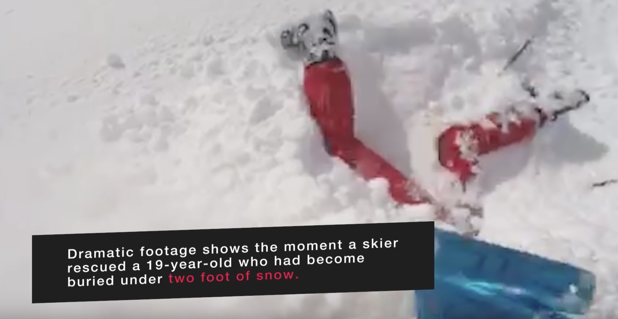 Have You Seen This? Skier rescues woman trapped in snow