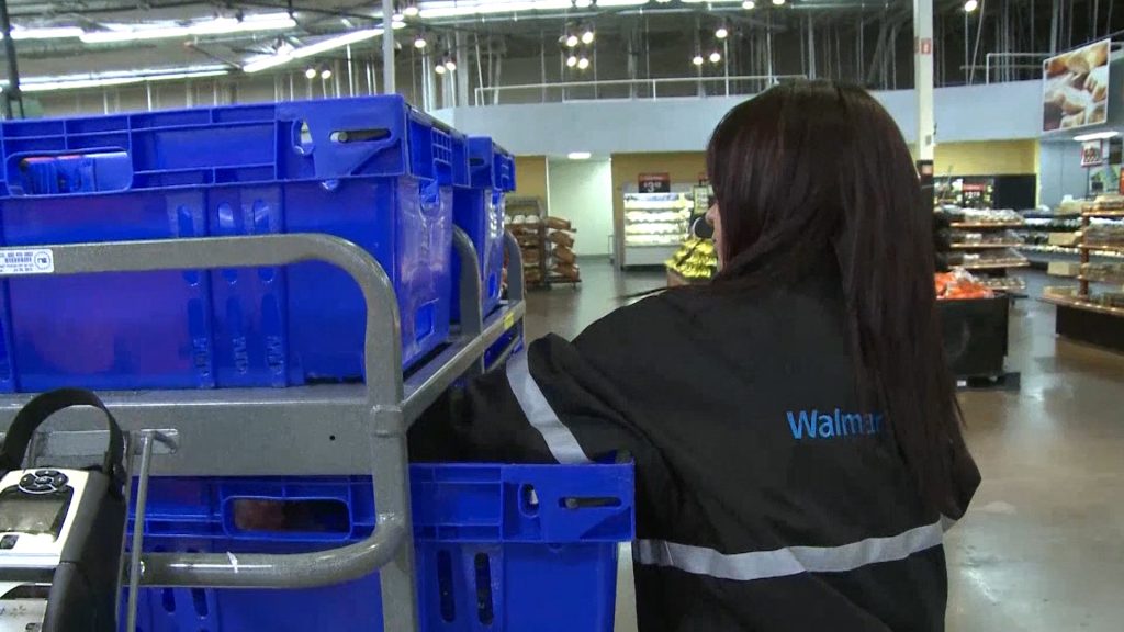 Walmart offers delivery with fees between $8 and $10, or an annual option. (Photo: KSL TV)