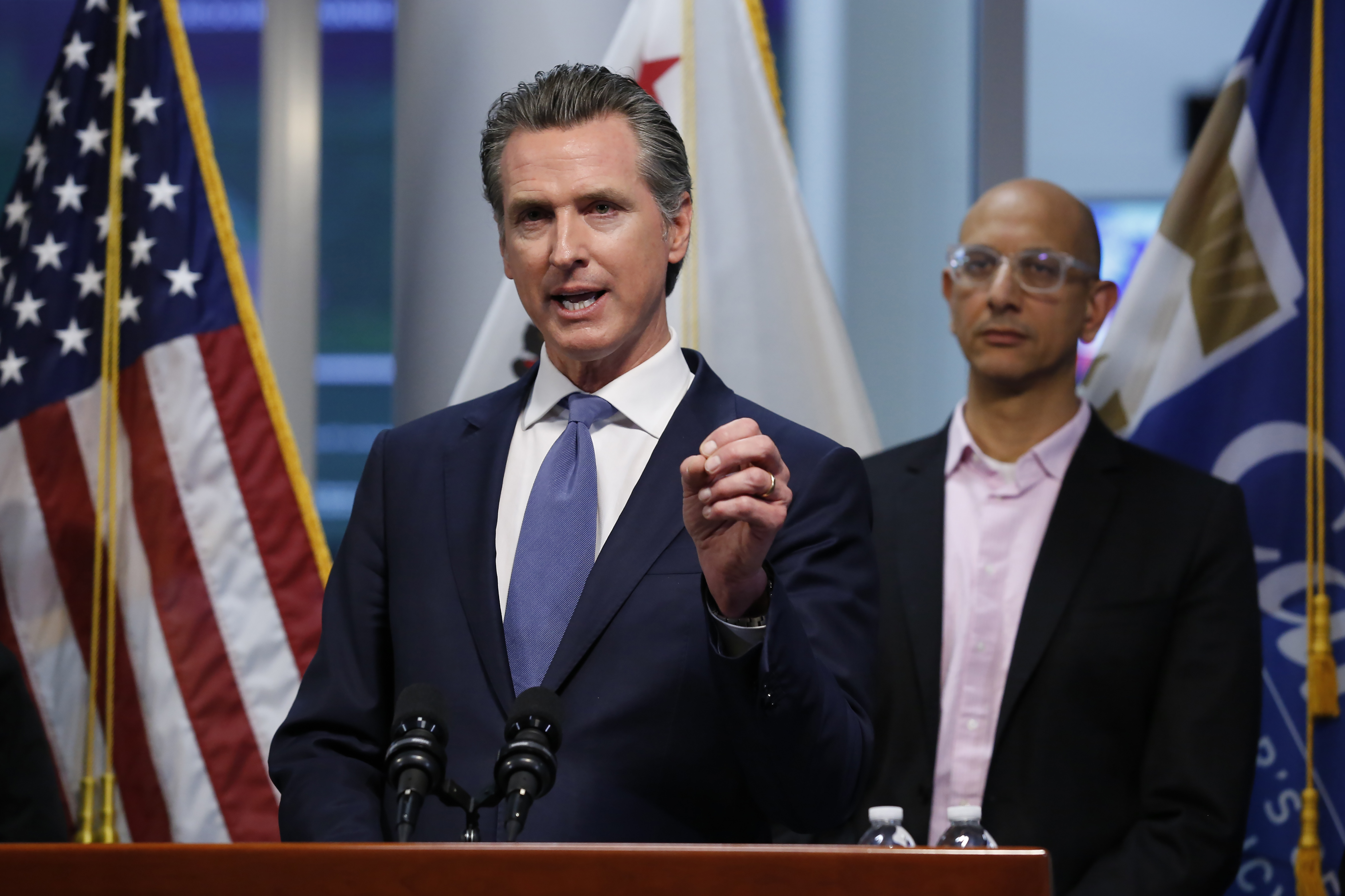California governor issues statewide stay-at-home order