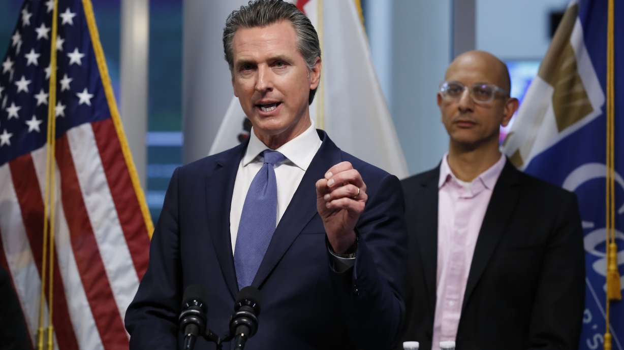 California governor issues statewide stay-at-home order