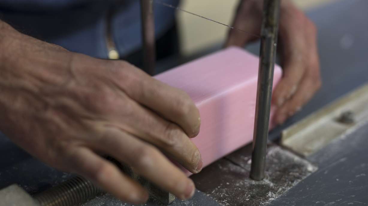 AP PHOTOS: Virus revives demand for traditional French soap