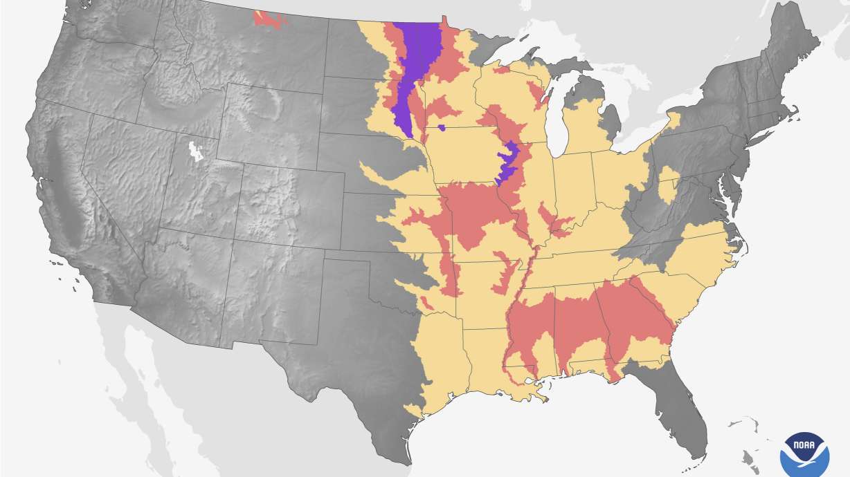 Scientists expect spring floods to be milder than last year