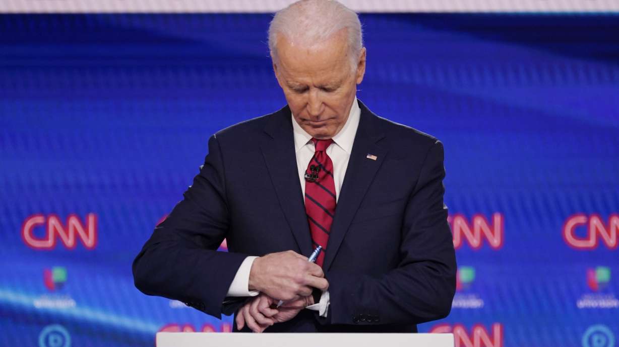 Joe Biden, nominee-in-waiting, with a long wait