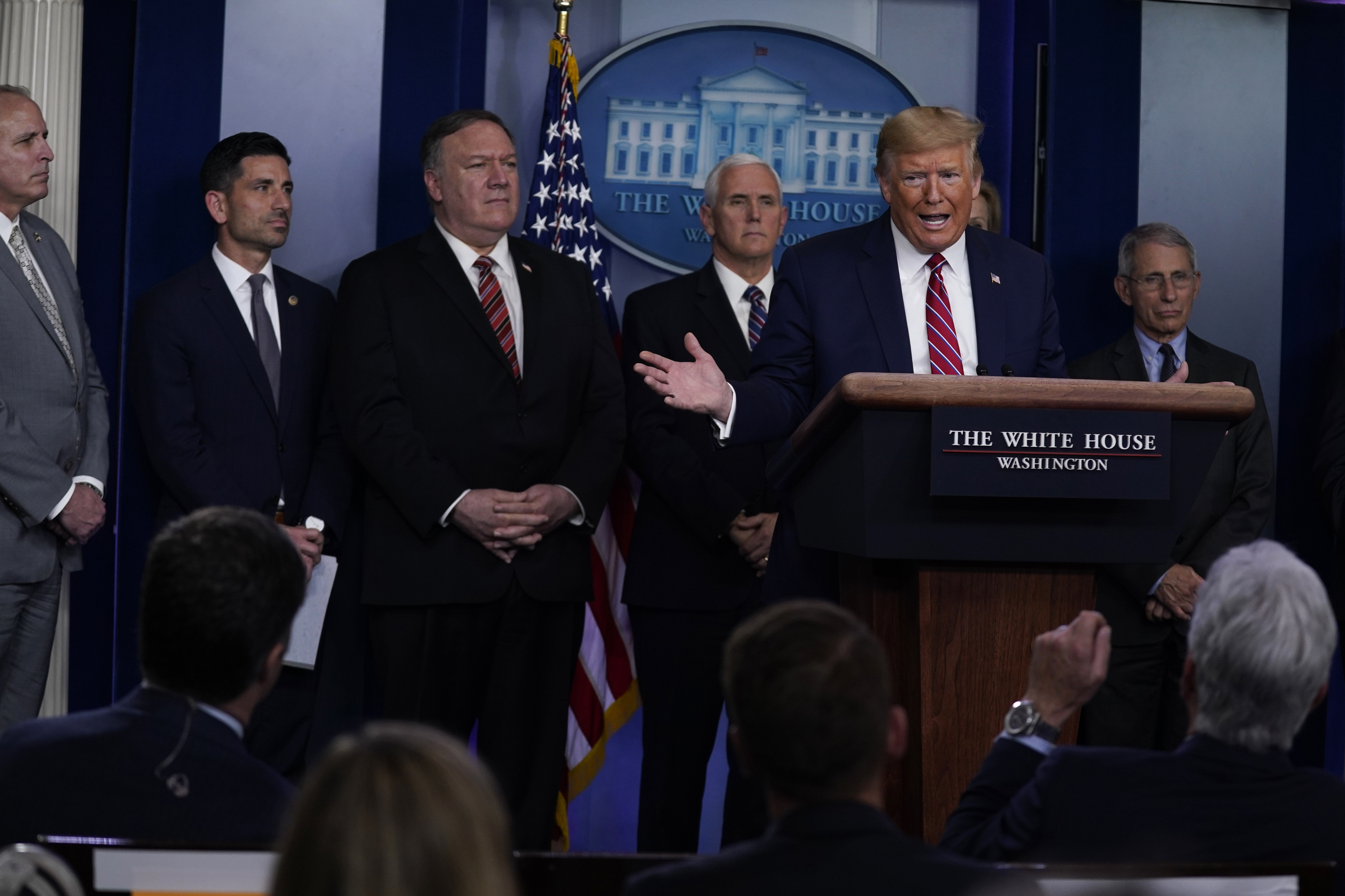 Trump uses daily coronavirus briefing to attack reporter