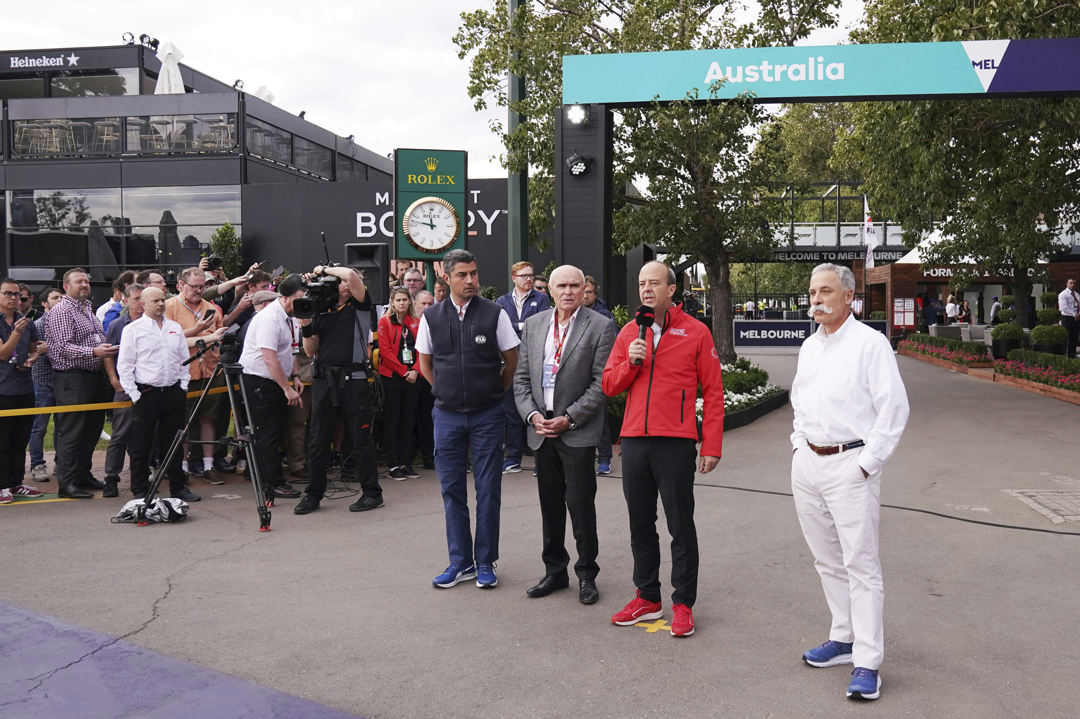 The Latest: Australian rules football suspends league