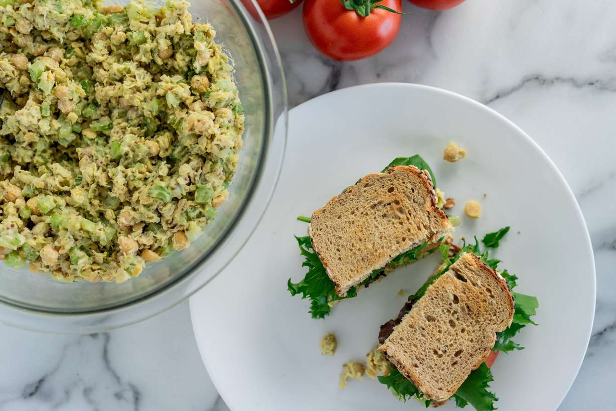 Quick and Easy Chickpea Salad Sandwiches (Photo: Chelsea Jackle)