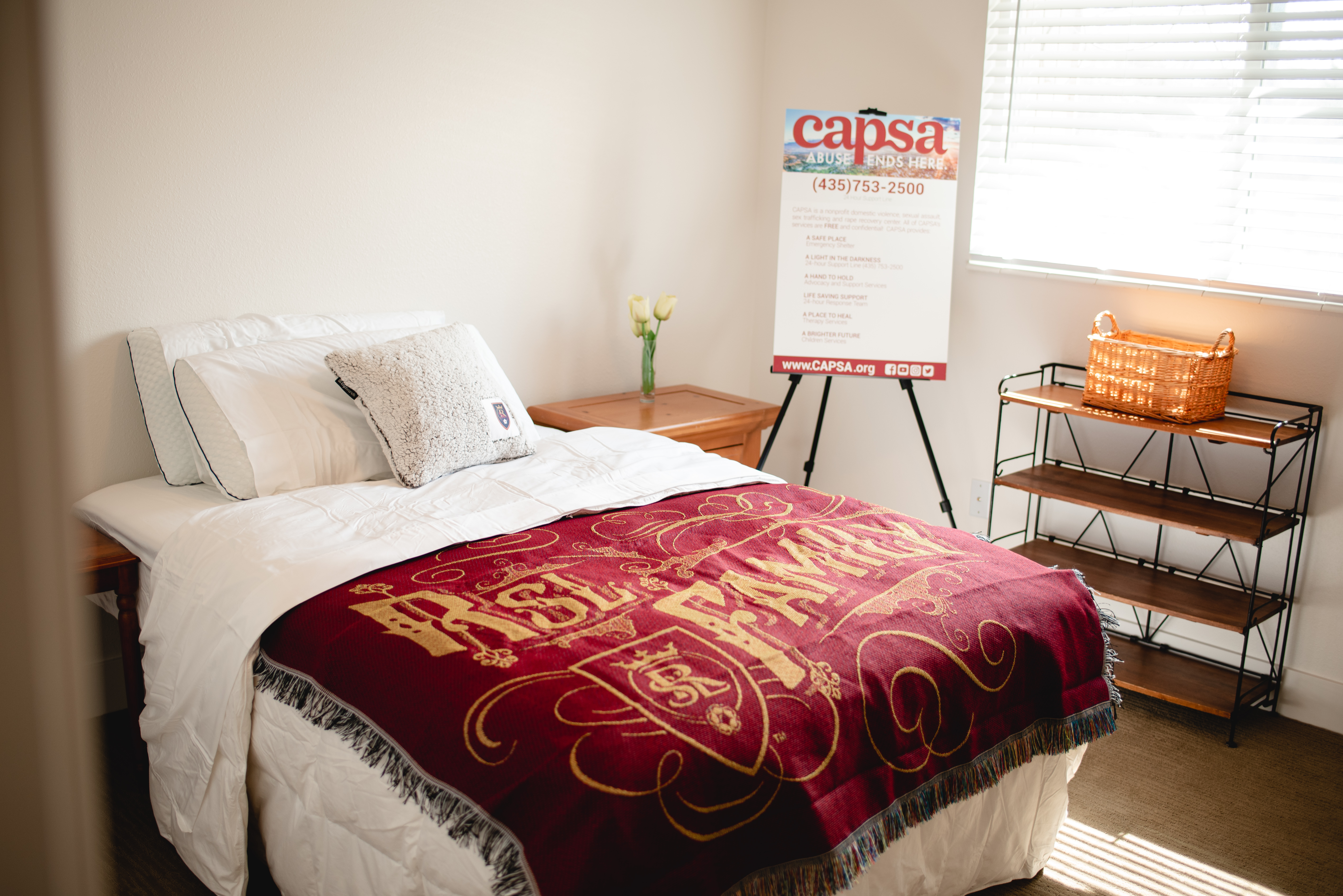 ‘This was just a miracle’: Donated emergency shelter opens early amid domestic violence spike