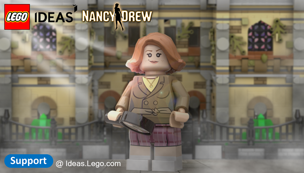 Utah man creates Nancy Drew figurine for LEGO contest