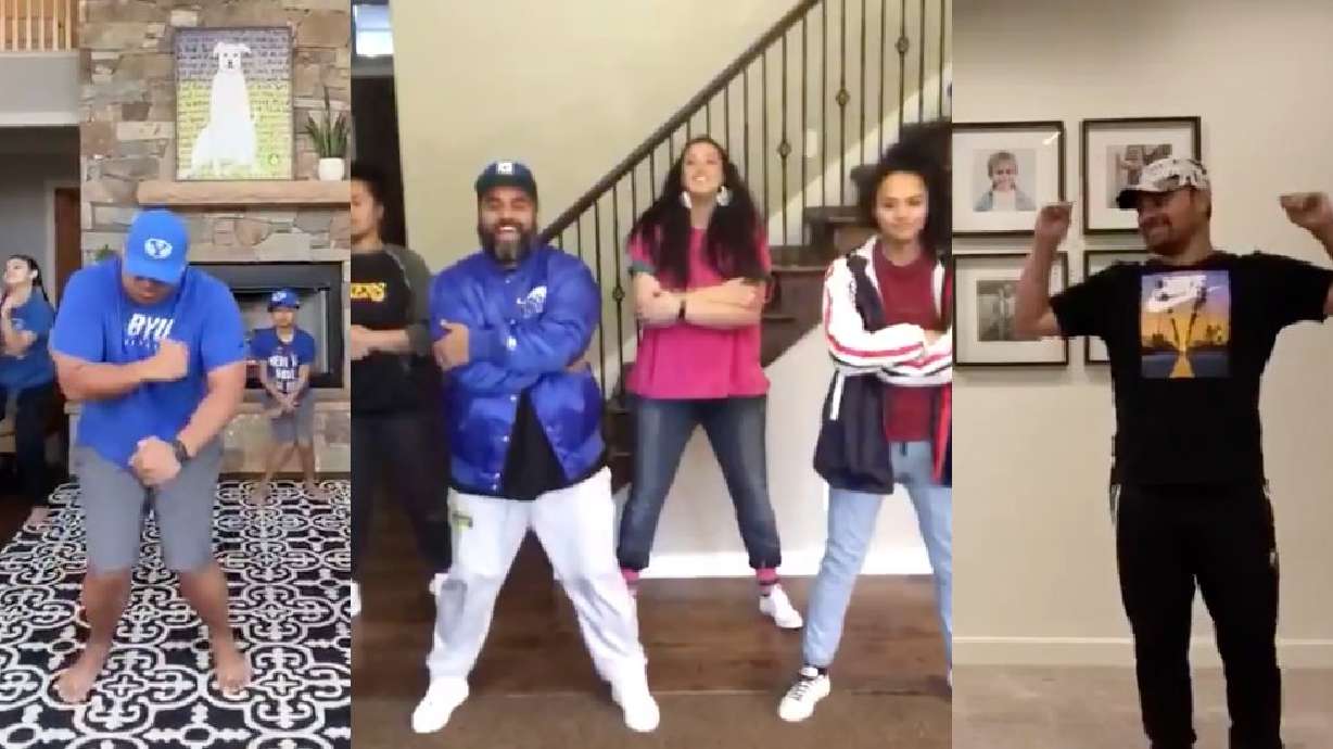 Vote: Reno Mahe challenges Kalani Sitake, BYU coaches to dance-off and the results are exactly what we need