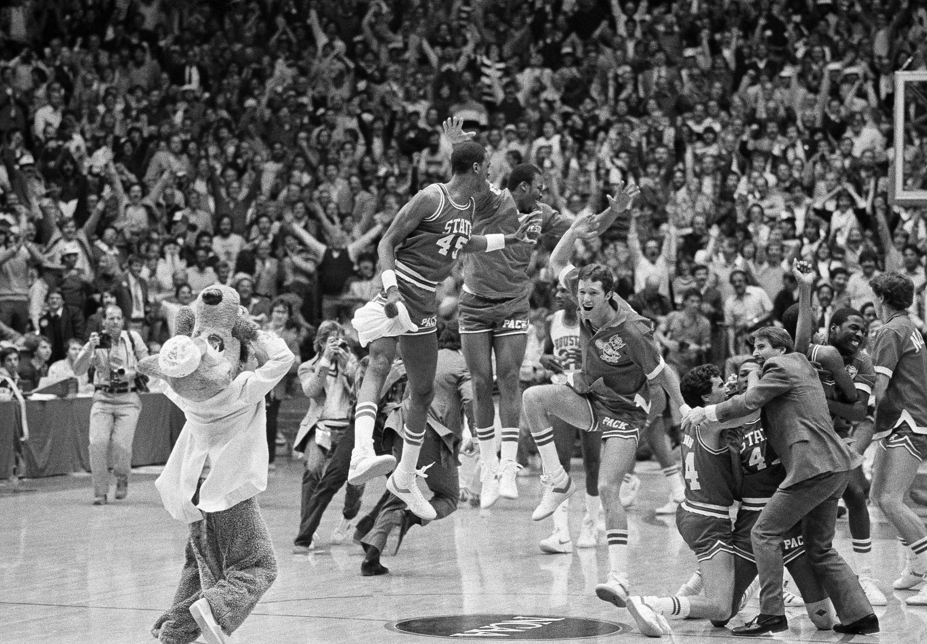 AP Was There: NC State stuns Houston 54-52 for '83 title