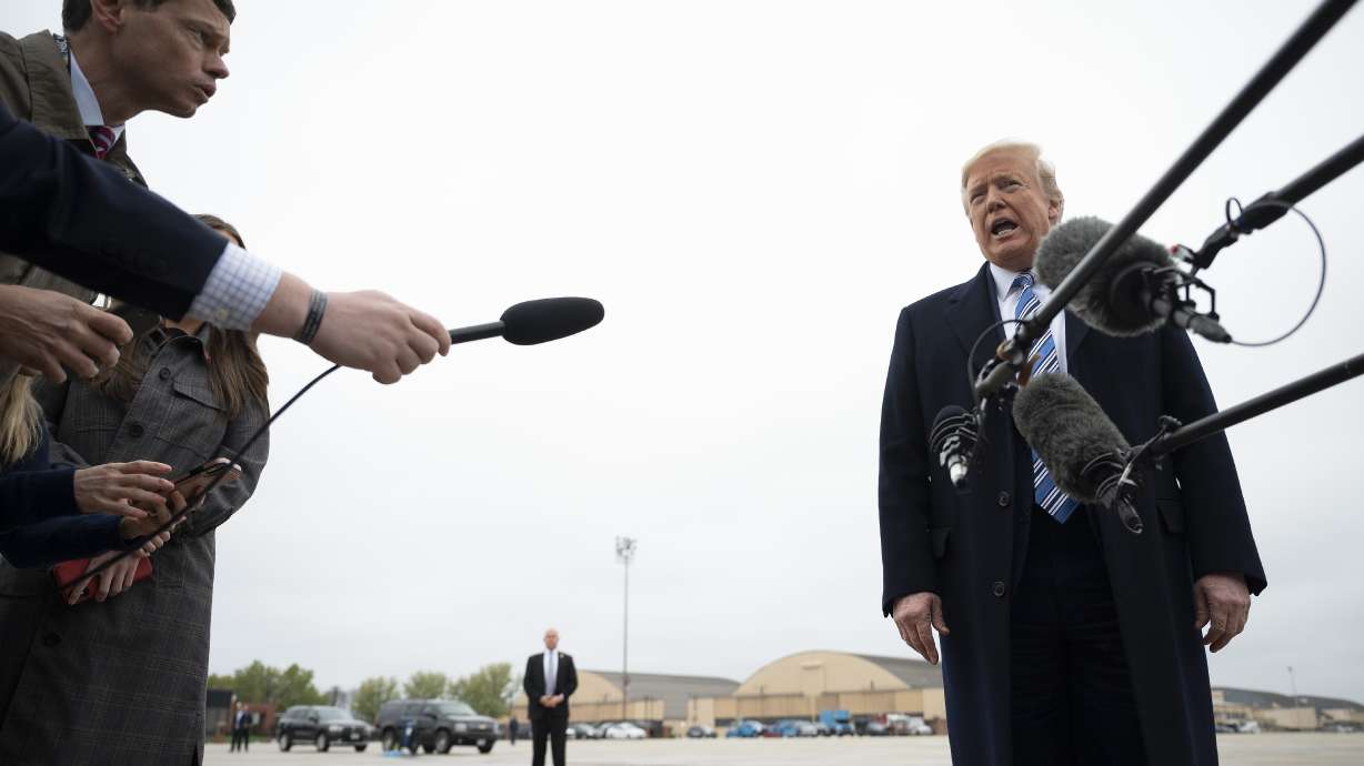 AP FACT CHECK: Trump gets a reality check on coronavirus