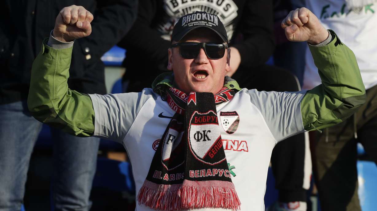 Sports make political point for Belarus amid virus outbreak
