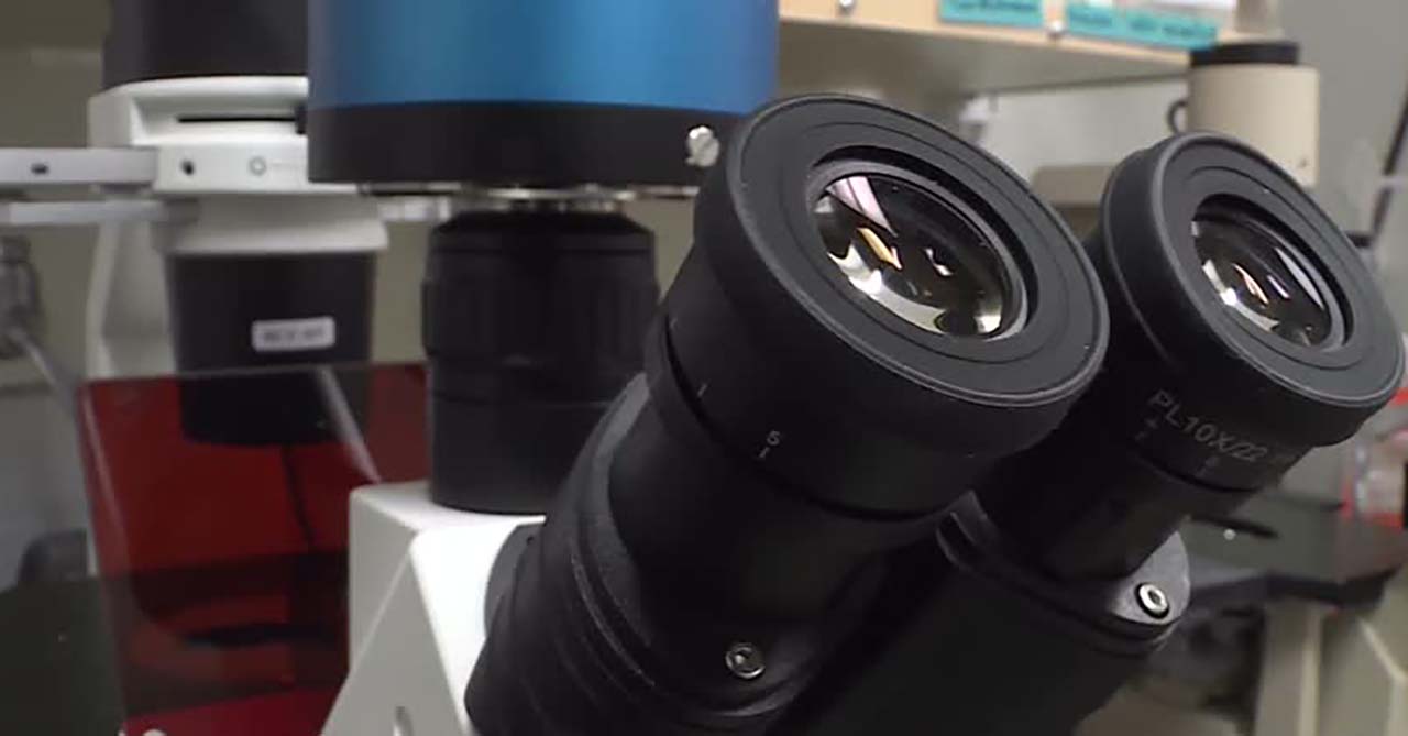 University of Utah biomedical engineers are working to identify the role mucus plays in spreading COVID-19 from person to person Tuesday, March 31, 2020. (Photo: KSL TV)