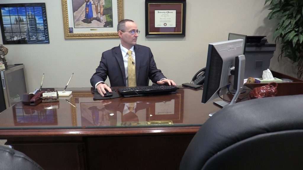 Brian Horne of Affordable Tax and Accounting has been busy answering questions about the federal stimulus money many Utahns are set to receive. (Photo: KSL TV)