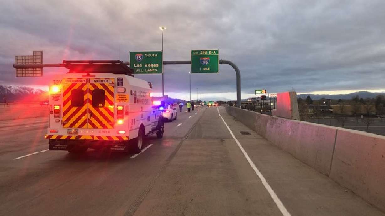 Teen critically injured in Murray crash; southbound I-15 reopens
