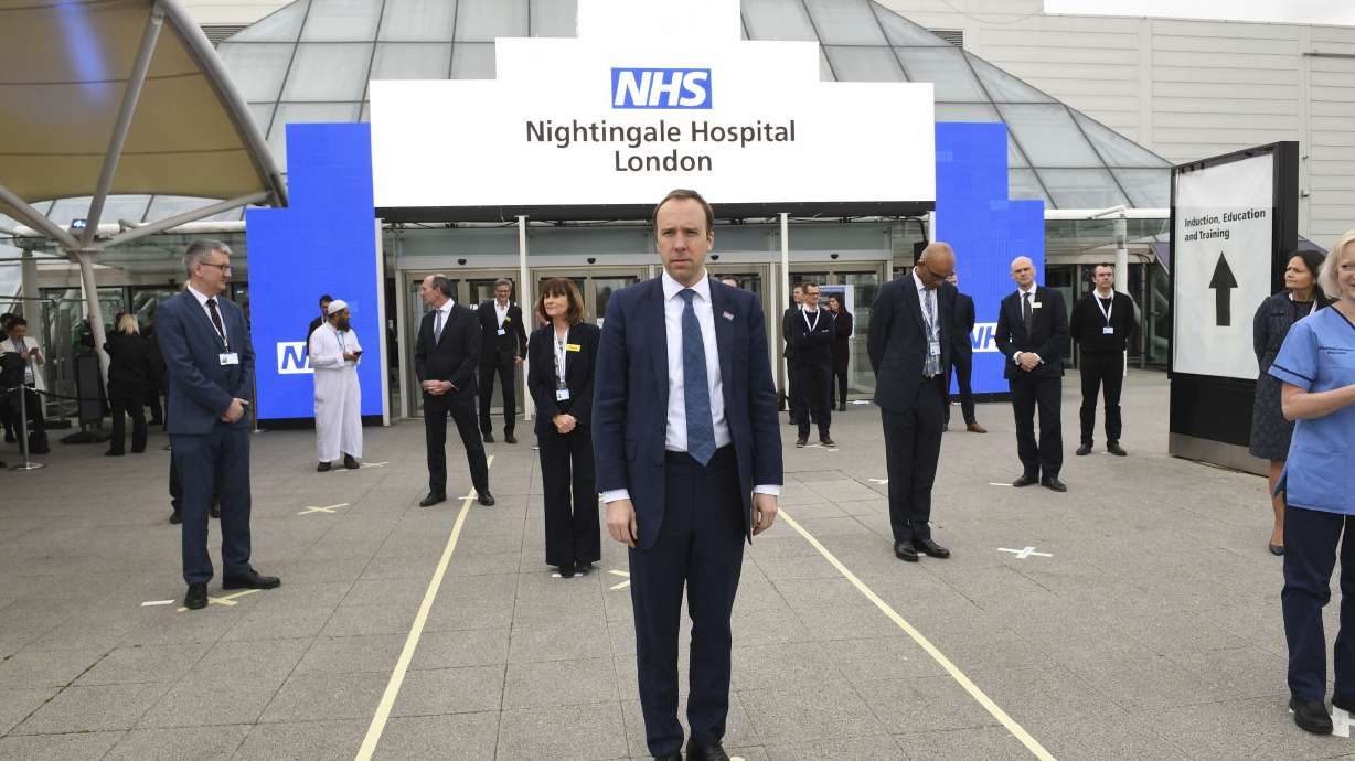 Prince Charles opens new London hospital for virus patients