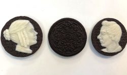 Artist Chris Creek creates hundreds of very detailed portraits, all in stamp size or a one-inch setting. In one piece of work depicting the teachings of Jesus Christ, he managed to put 50 people in a crowd as they surrounded the Savior while he was teaching.
(Photo: Chris Creek)