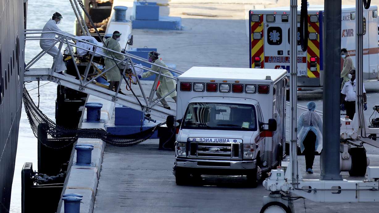 Another cruise ship with virus victims docks in Florida