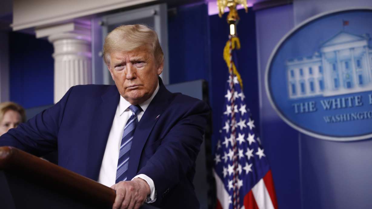 Trump tempers officials' grave assessments with optimism