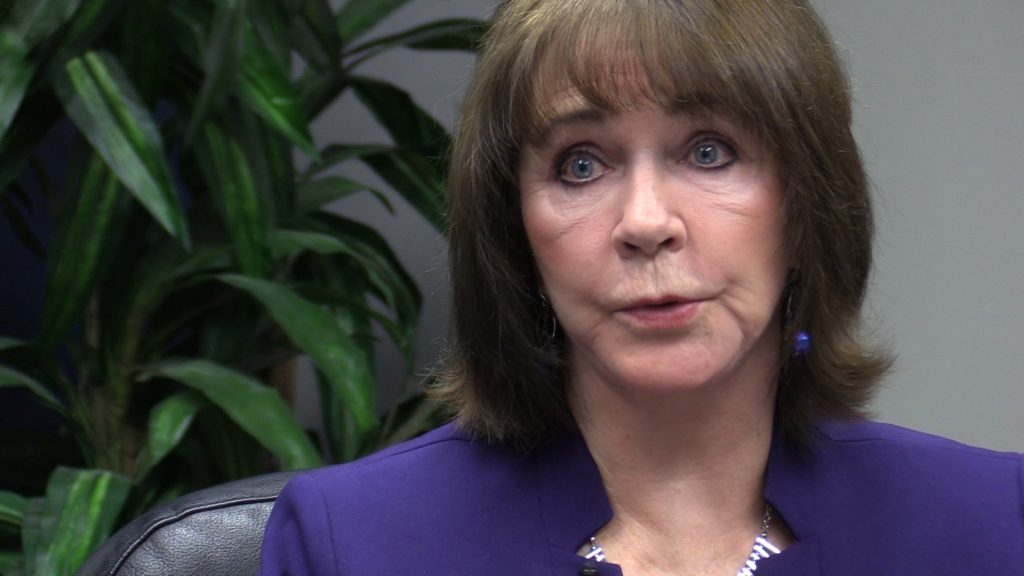 Phyllis Merrill, owner and CEO of MBA Administrators, explains some of the implications the COVID-19 outbreak has on flexible spending plans Friday, April 3, 2020. (Photo: KSL TV)