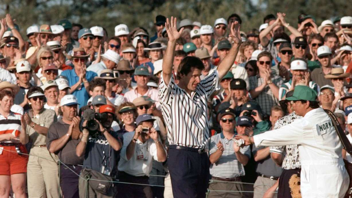 AP Was There: Faldo wins a Masters known for Shark tanking