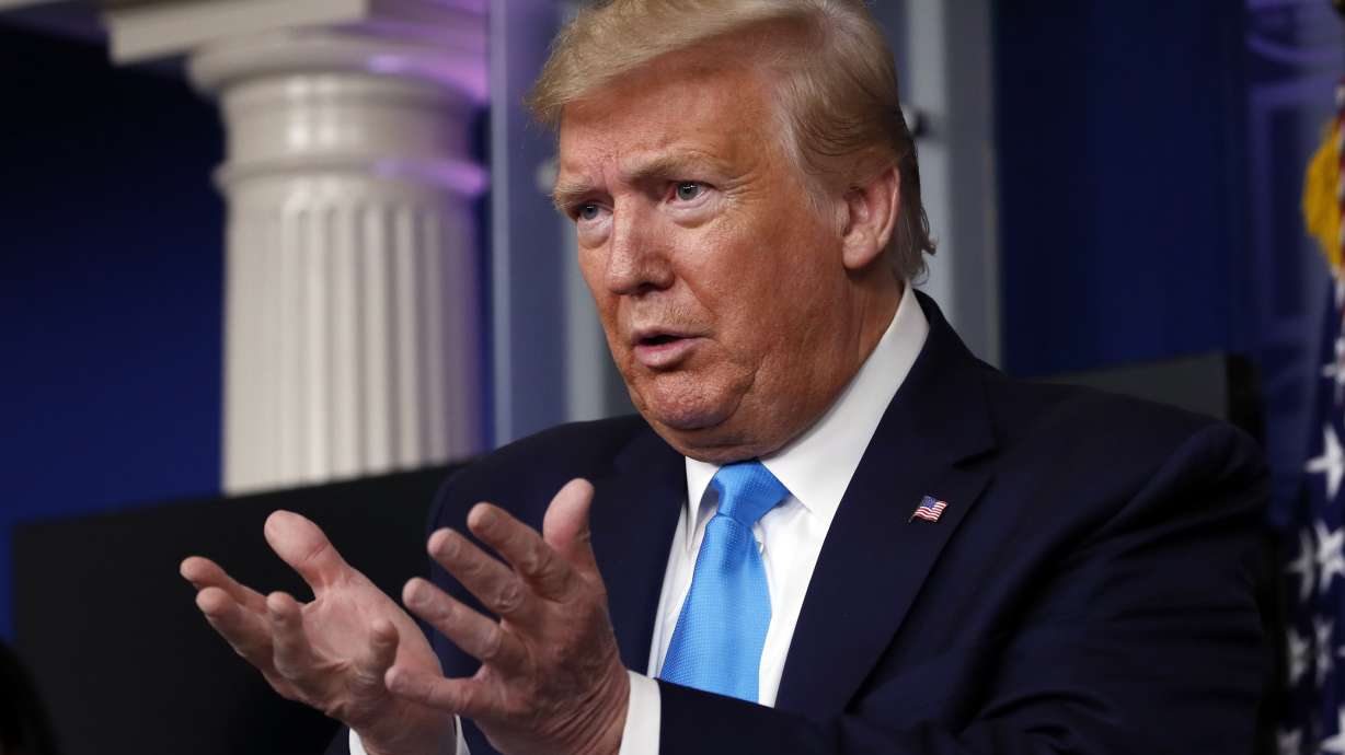 AP FACT CHECK: Trump skews truth on lending aid, virus risk
