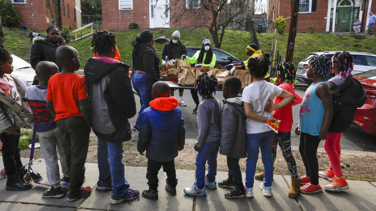 DC community volunteers provide food for locked-down needy