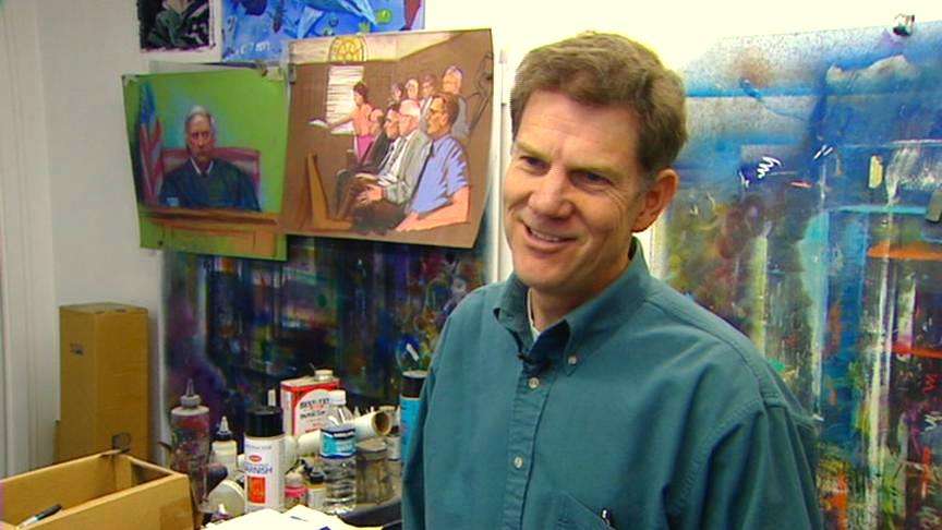 Courtroom Sketches Subject of Art Exhibit