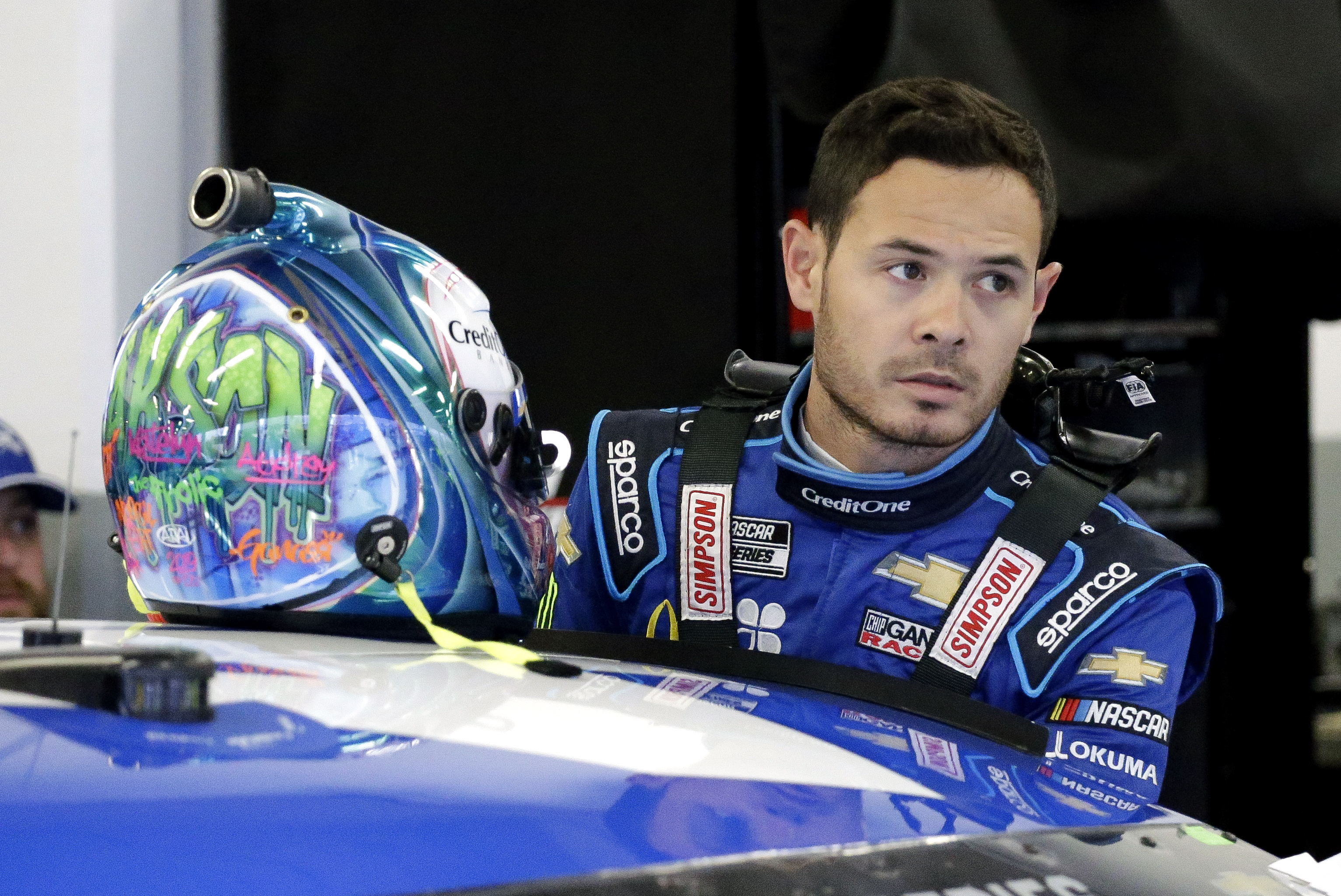 NASCAR's Larson suspended for racial slur in virtual race