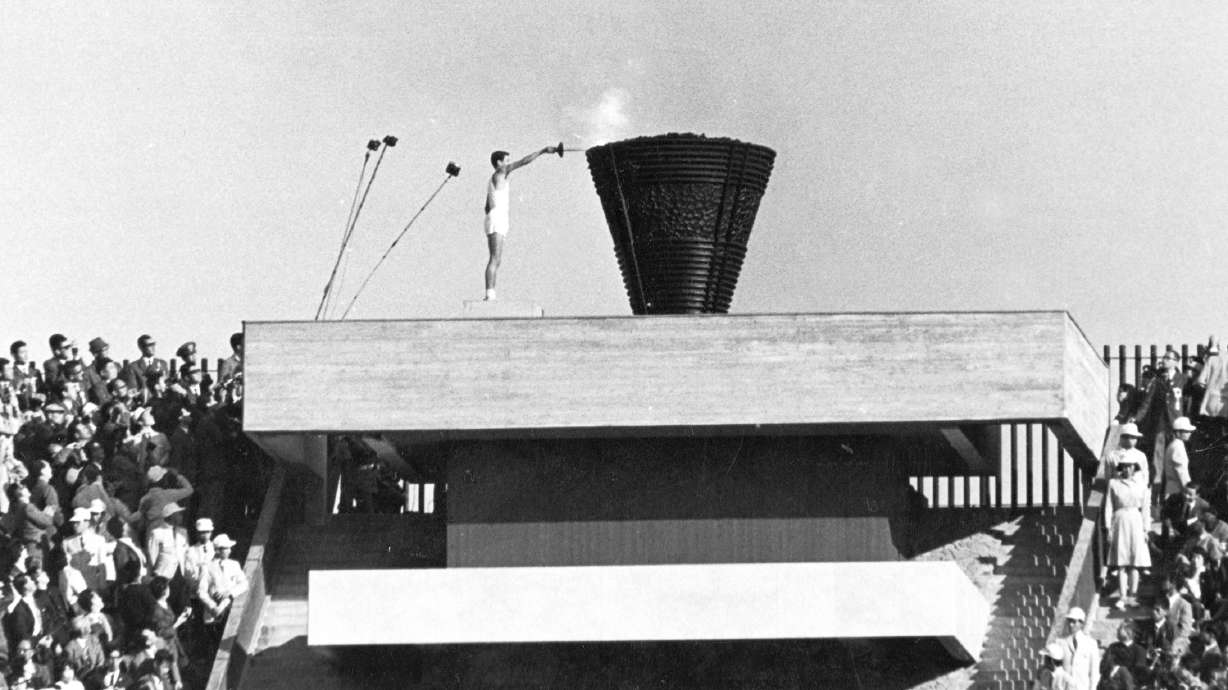 '64 Tokyo Olympics: A man from Hiroshima lights the cauldron