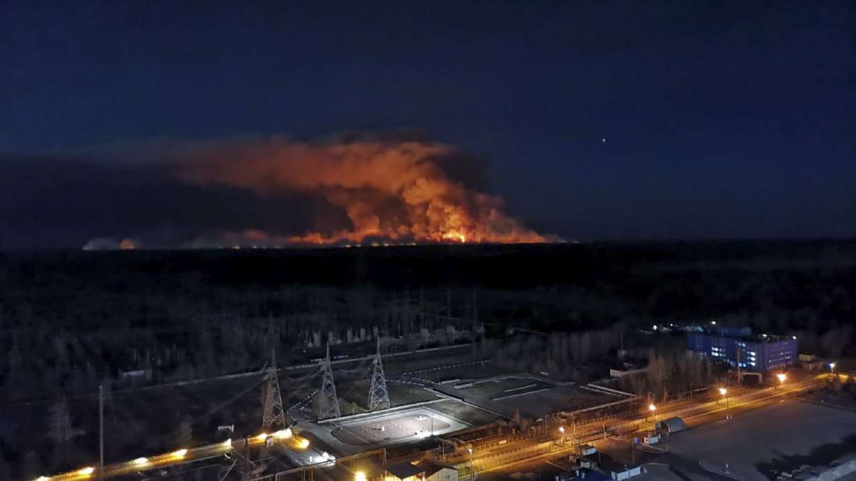 Ukrainian officials: Fires out near Chernobyl nuclear plant