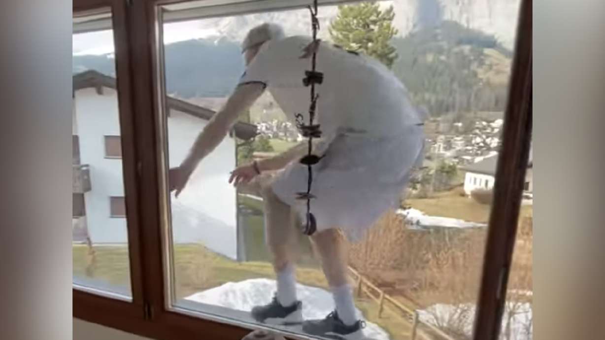 Have You Seen This? World's most epic game of 'the floor is lava'