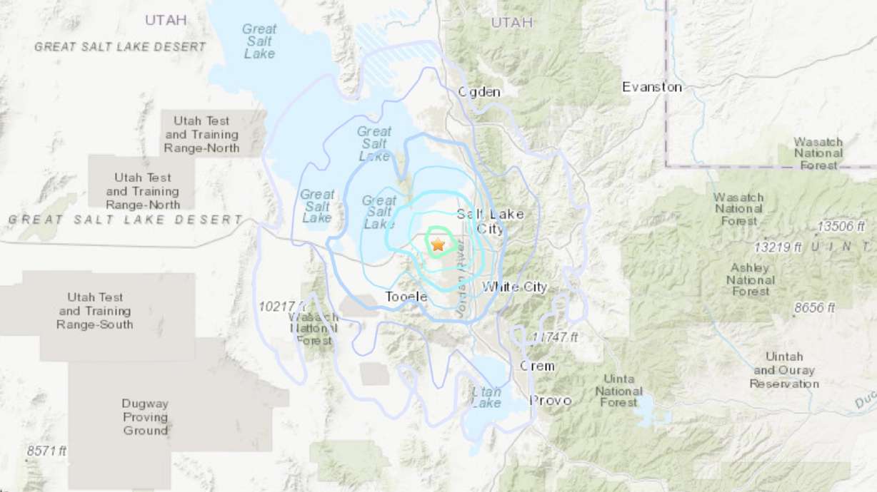 Another aftershock, 4.2 magnitude, hits Wasatch Front as earthquakes continue